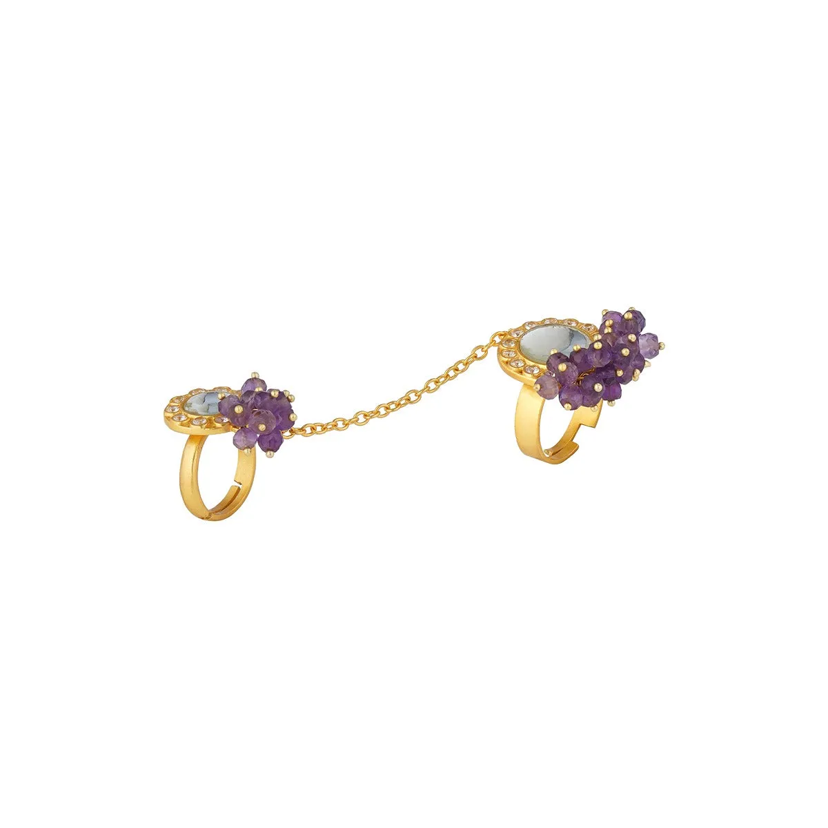 Rani Statement Ring - Amethyst