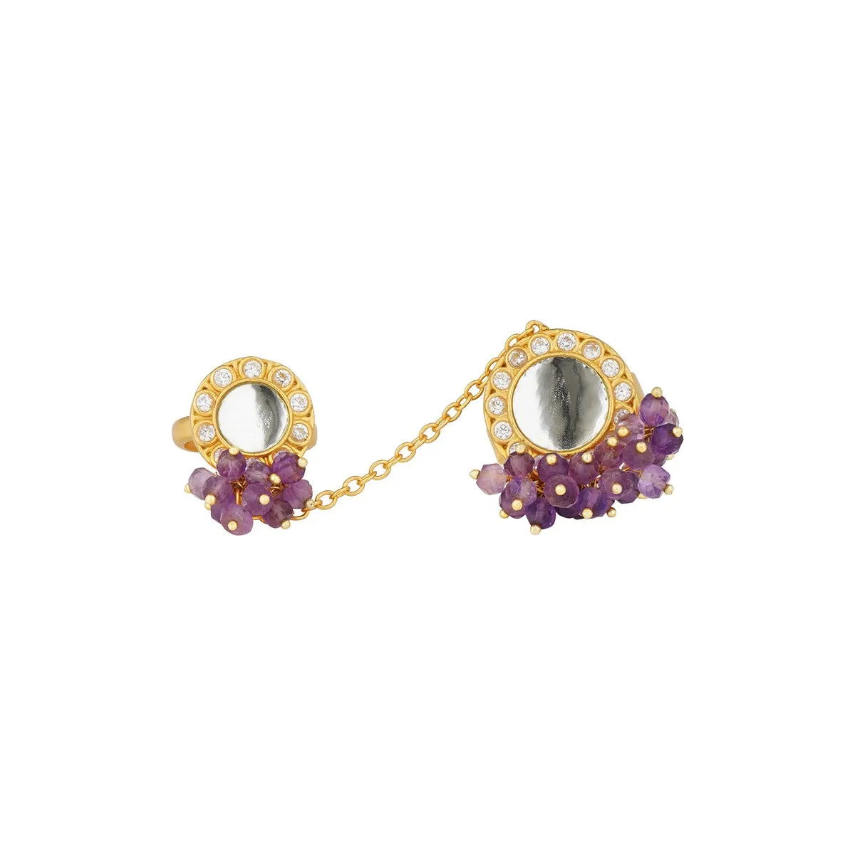 Rani Statement Ring - Amethyst