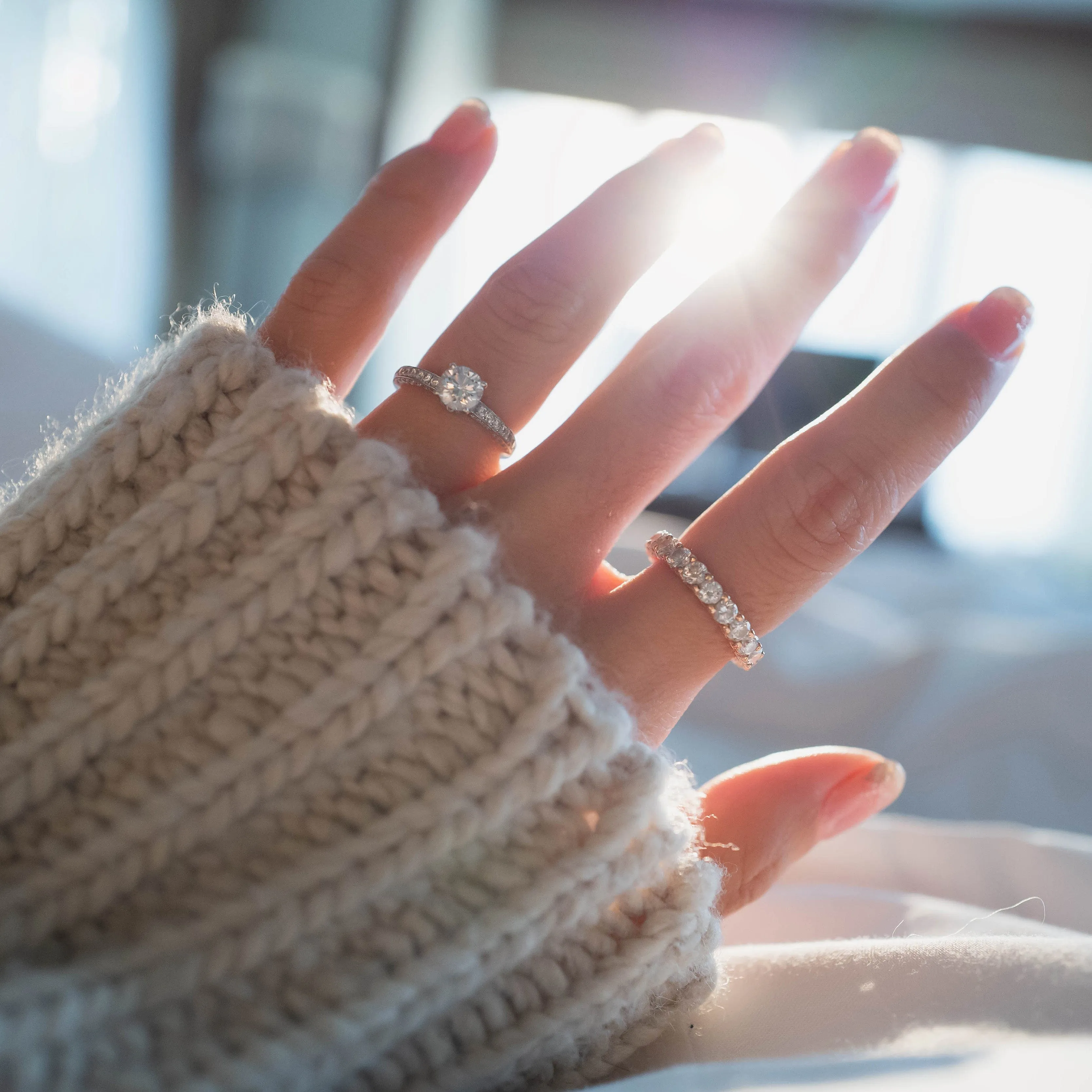 Round Diamond Engagement Rings, Lab Grown