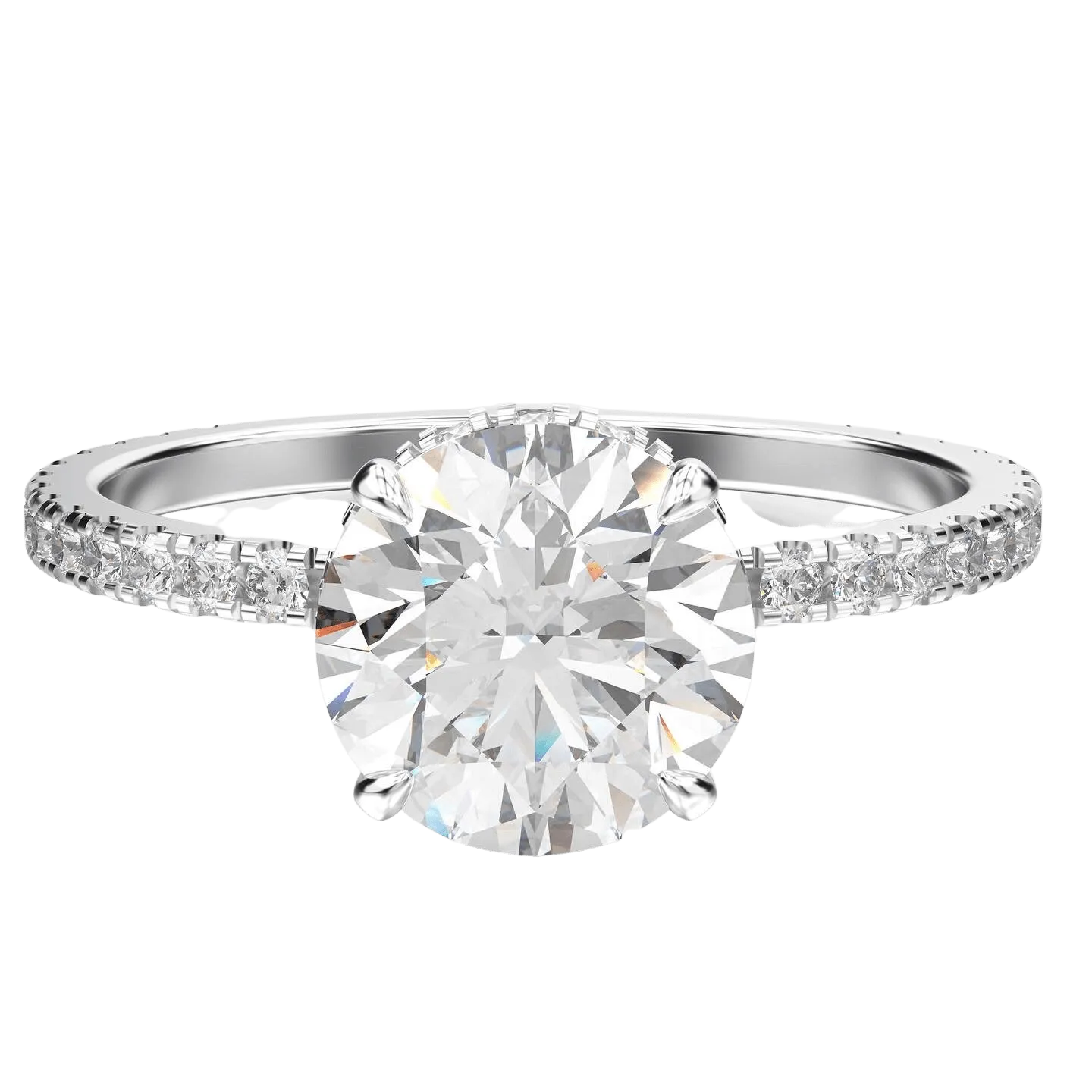 Round Diamond Engagement Rings, Lab Grown