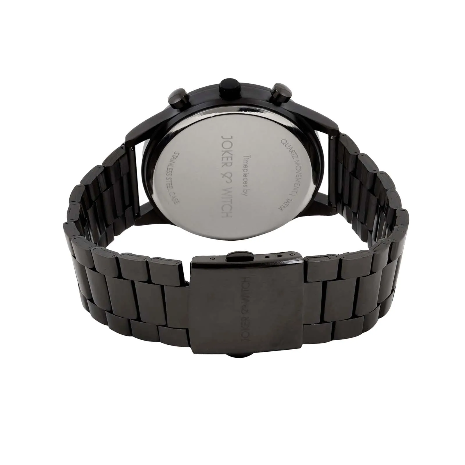 Sebastian All Black Men's Watch Bracelet Stack