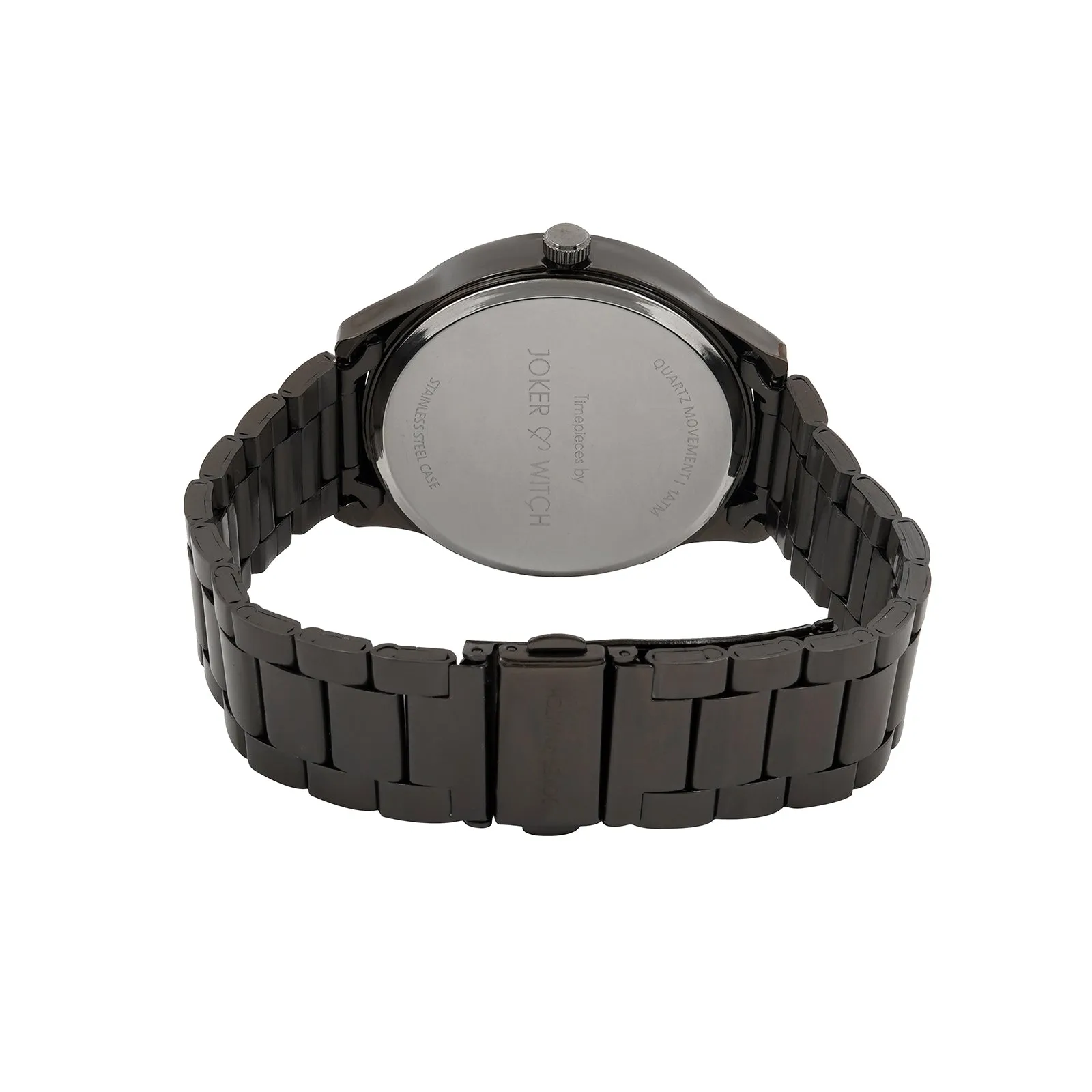 Shanghai Gunmetal Metallic Strap Watch