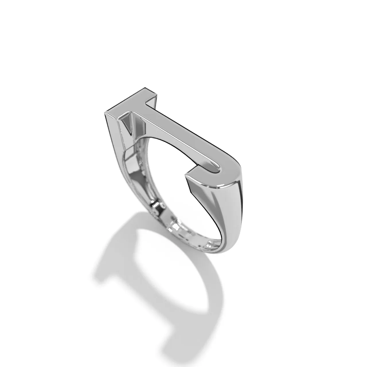 Silver Stackable Signet Rings