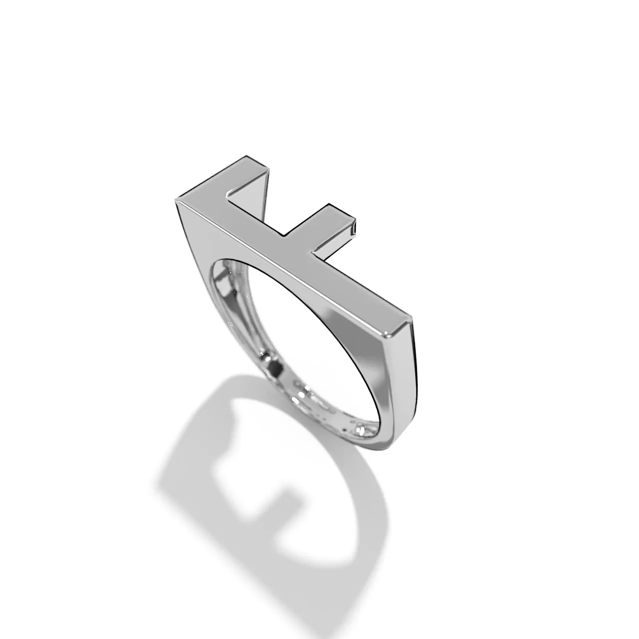 Silver Stackable Signet Rings