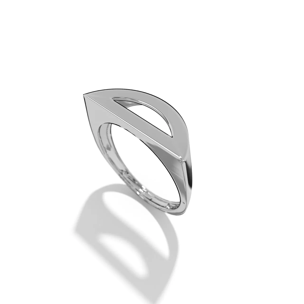 Silver Stackable Signet Rings