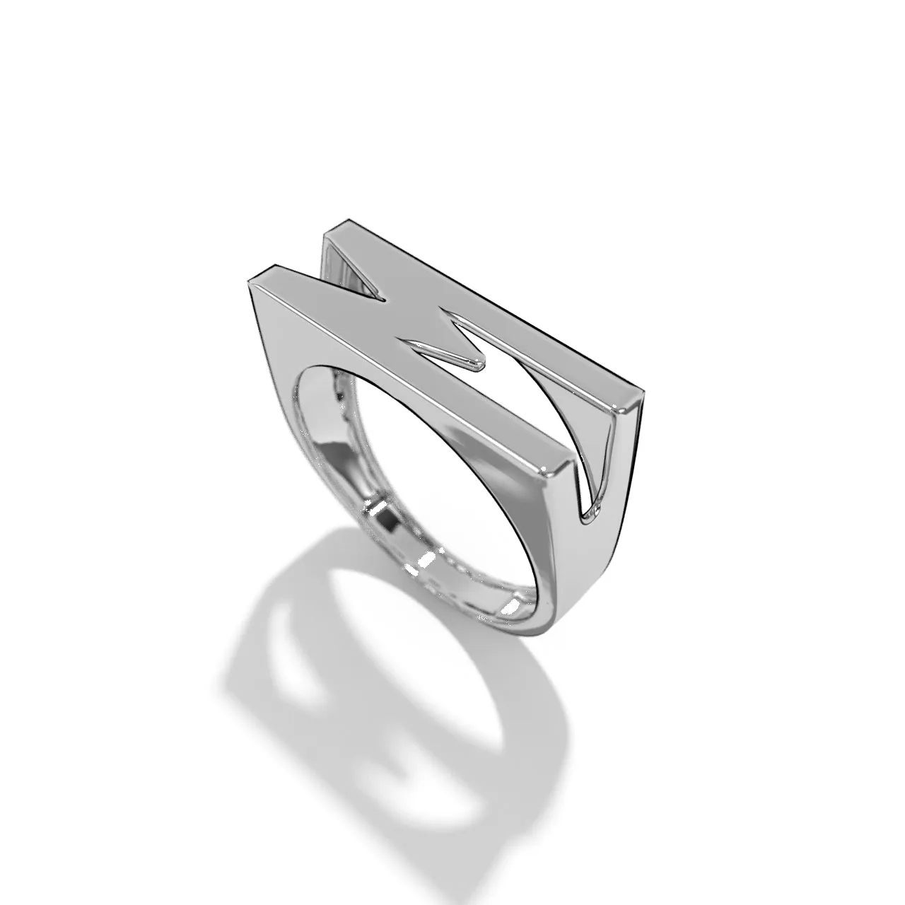 Silver Stackable Signet Rings