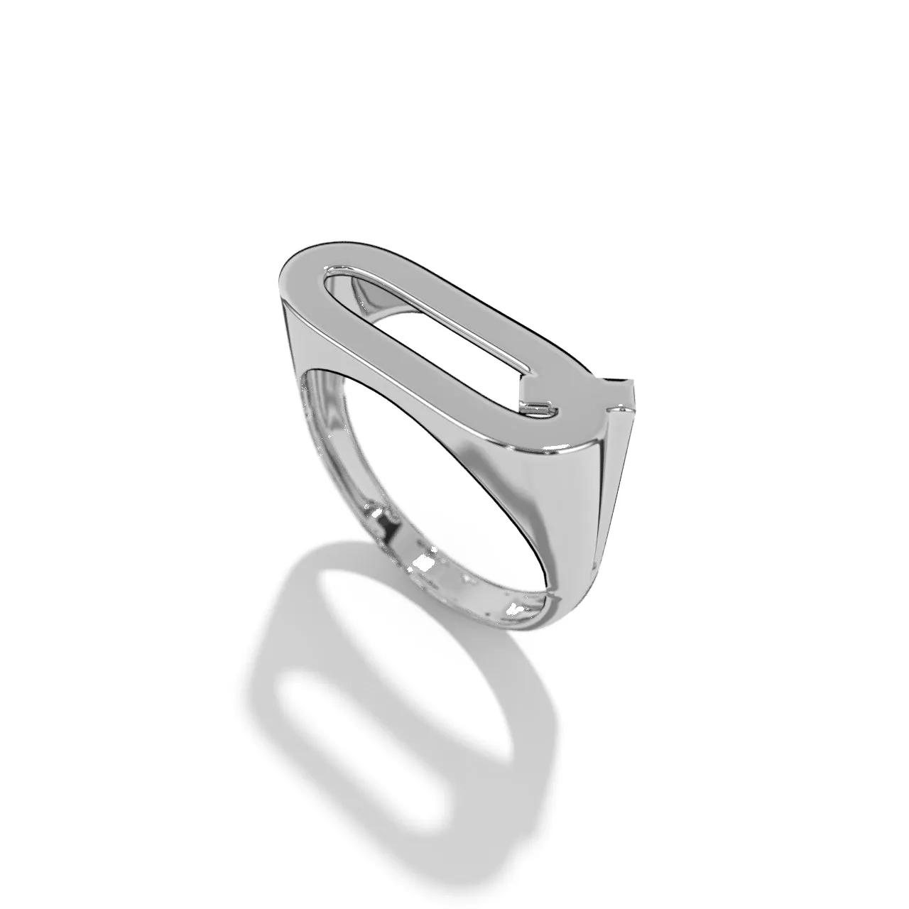 Silver Stackable Signet Rings