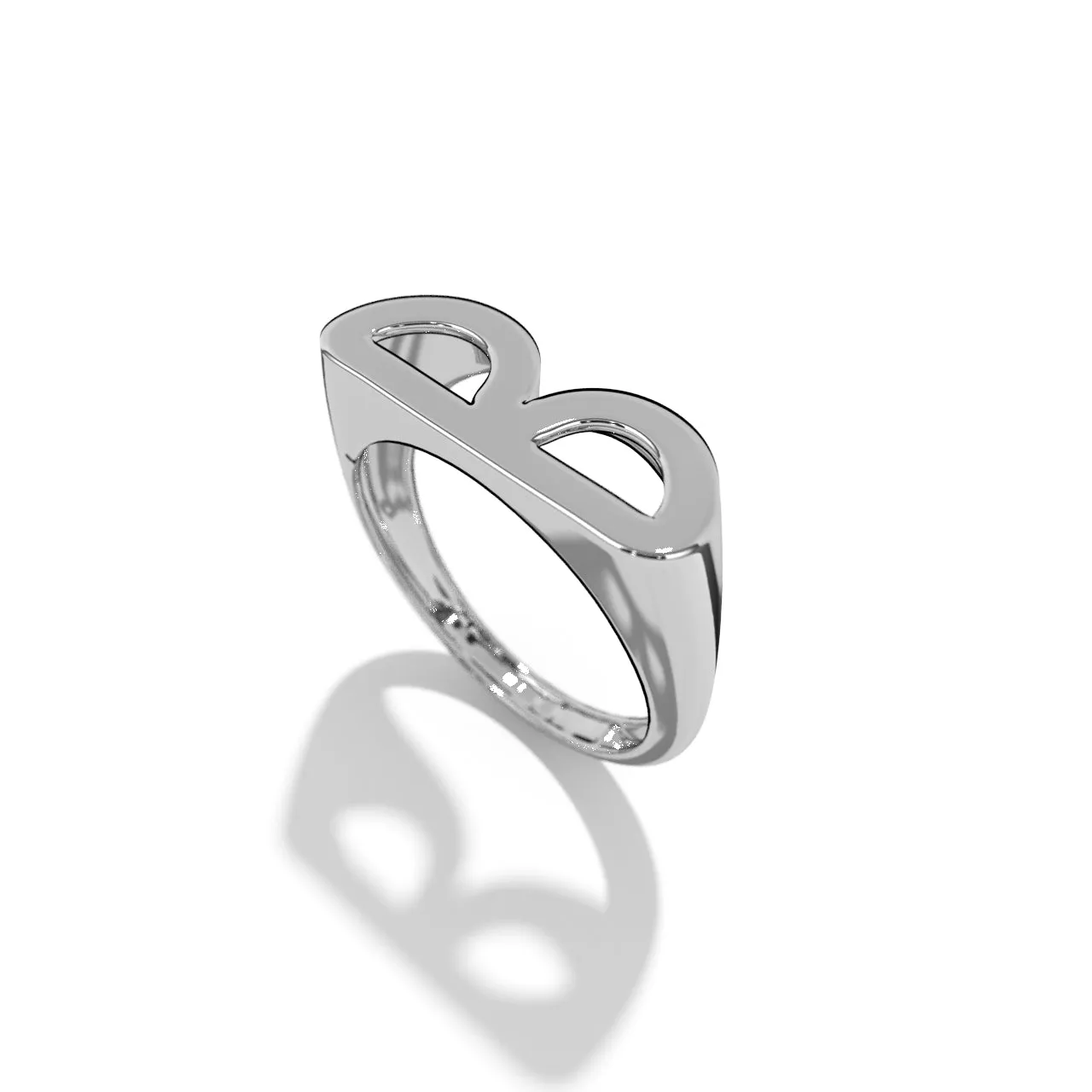 Silver Stackable Signet Rings