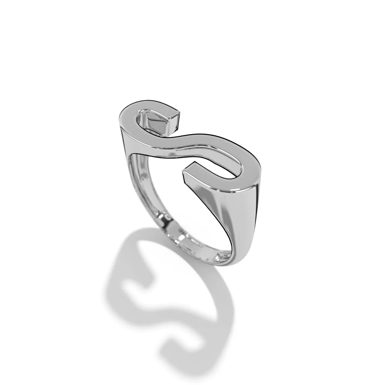 Silver Stackable Signet Rings