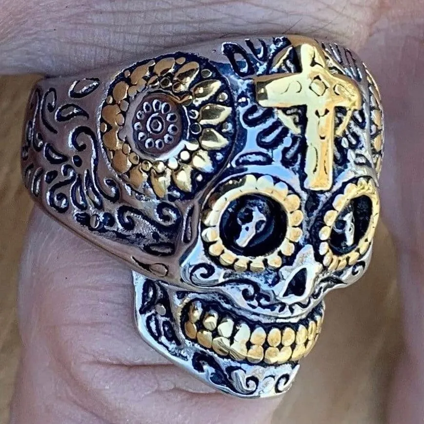 Skull Ring - Sugar Skull - R64