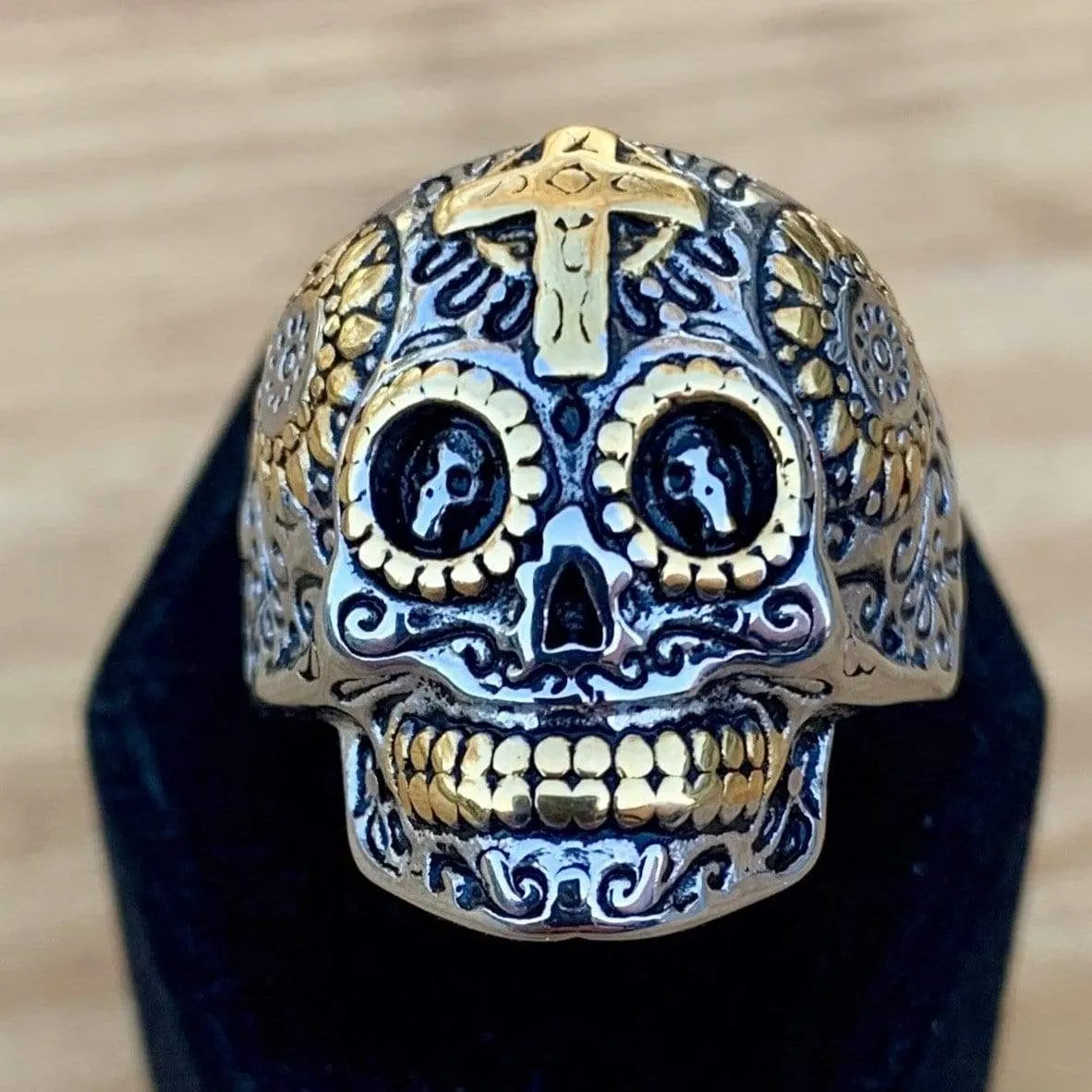 Skull Ring - Sugar Skull - R64