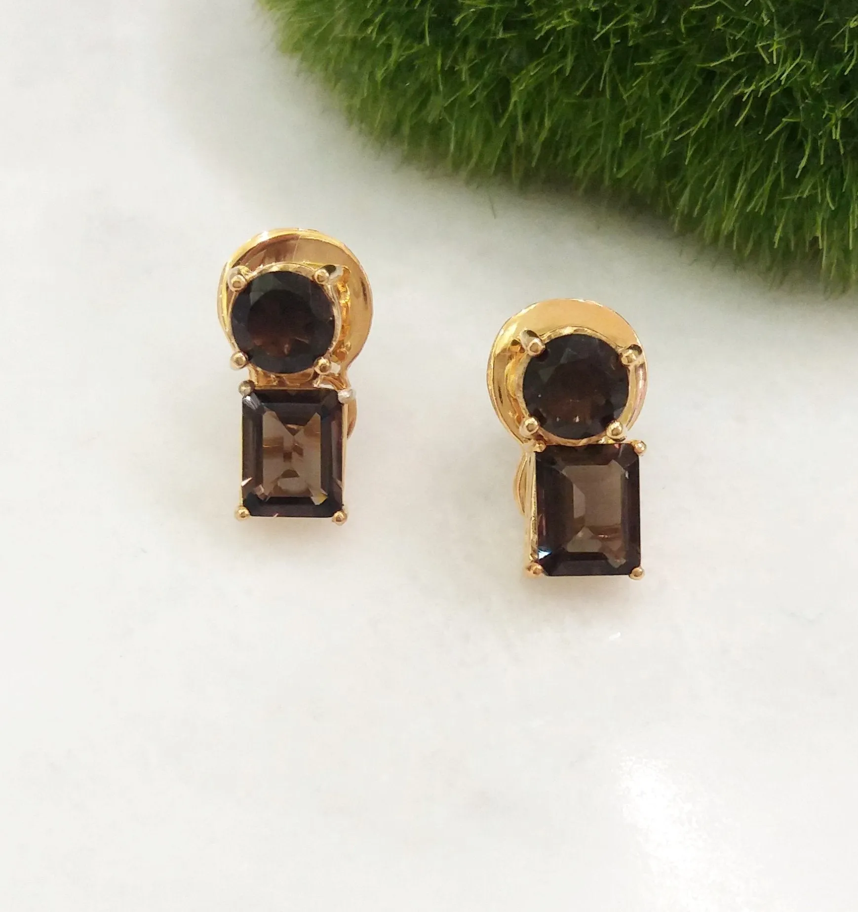 Smoky Quartz Separates Earrings