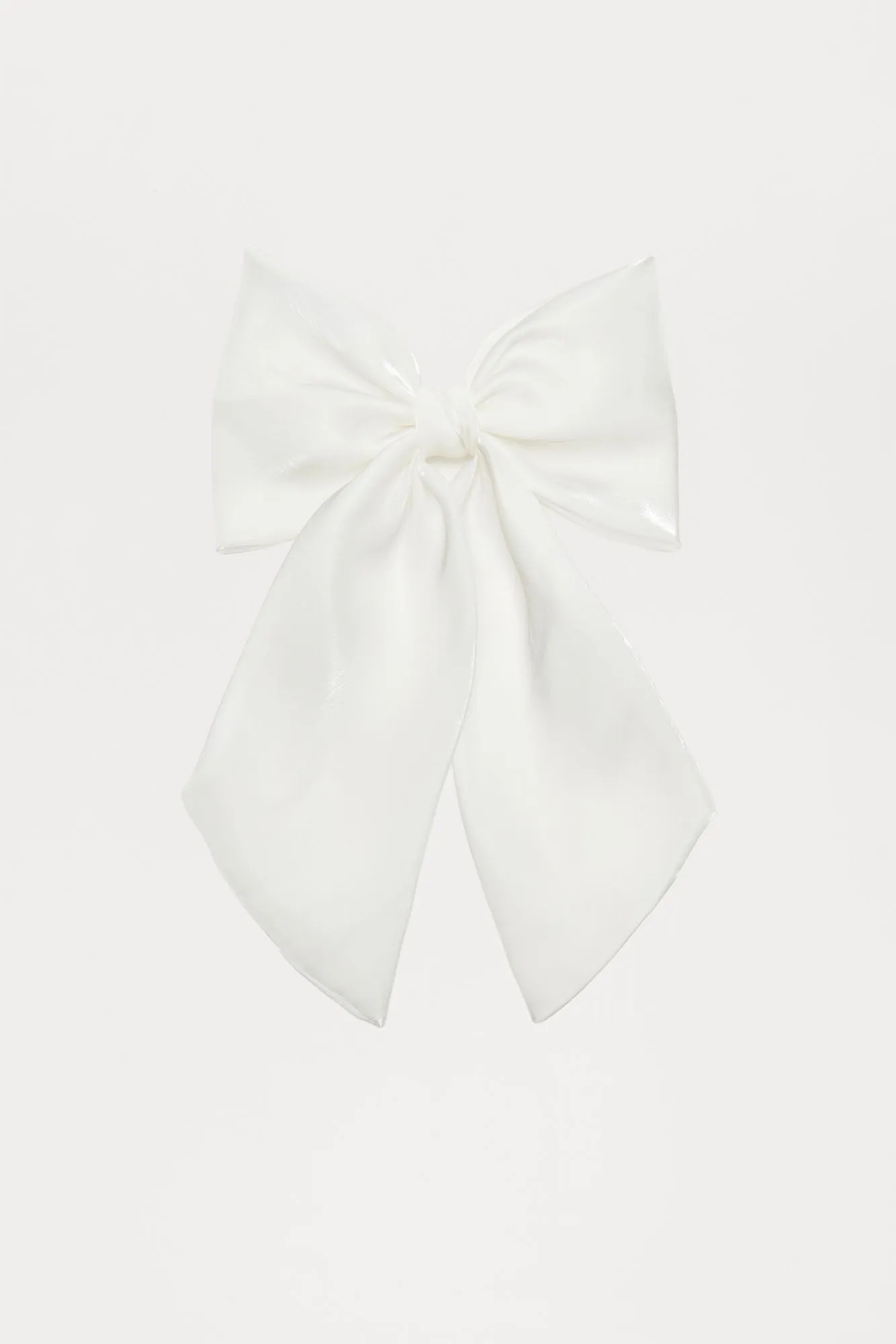 Sophia Hair Bow - White