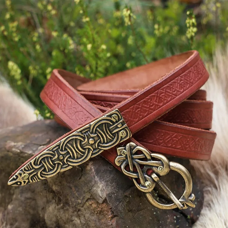 Swedish Viking Belt - Leather