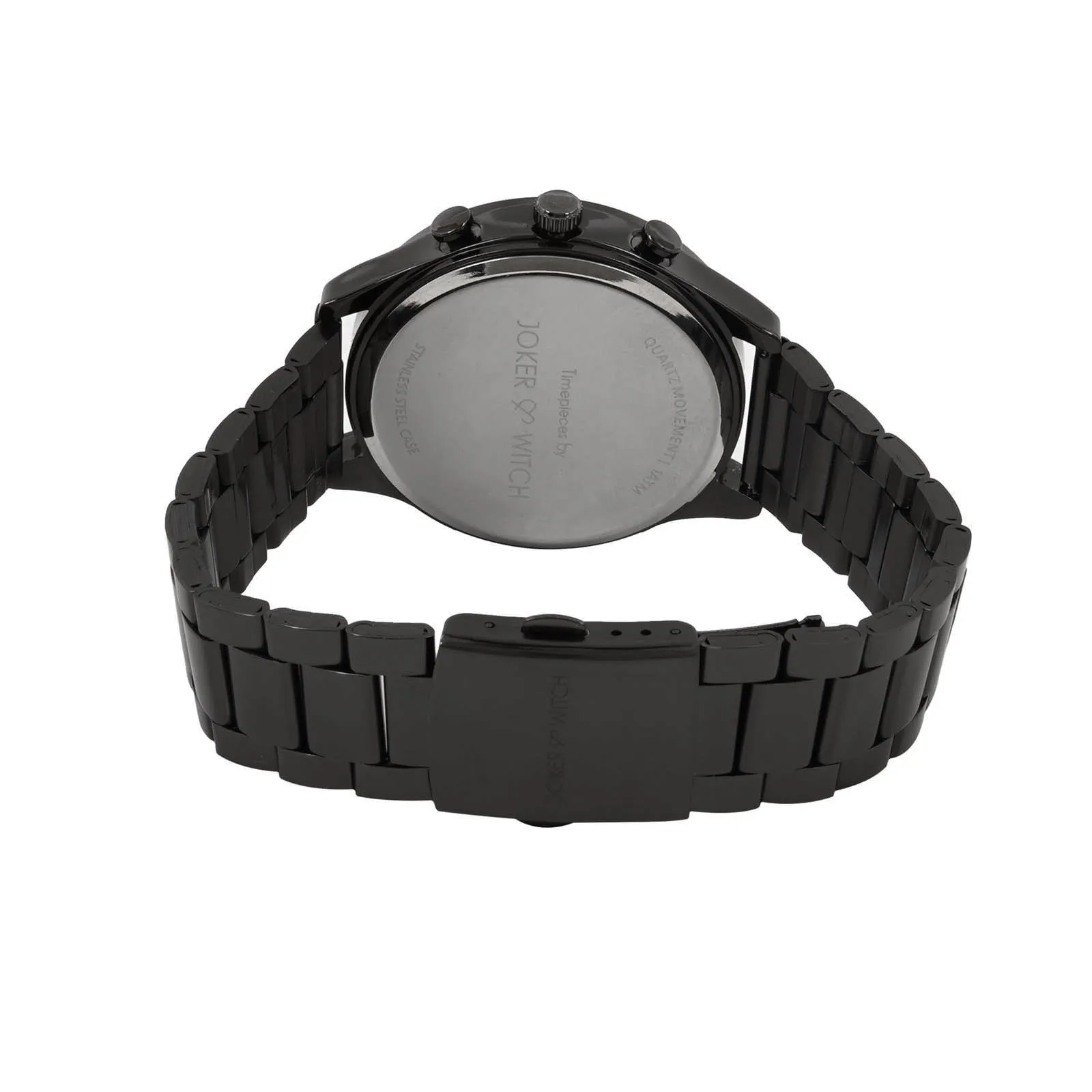 Theodore All Black Men's Watch Bracelet Stack