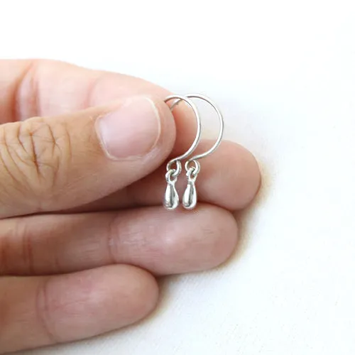 Tiny Droplet Earrings