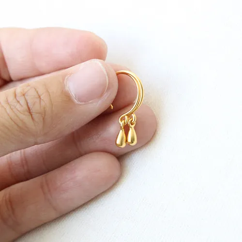 Tiny Droplet Earrings