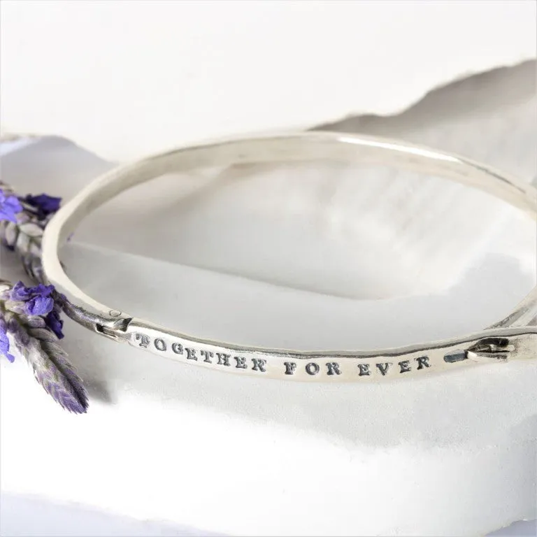 Together Forever Silver Bracelets - Embrace Eternal Unity