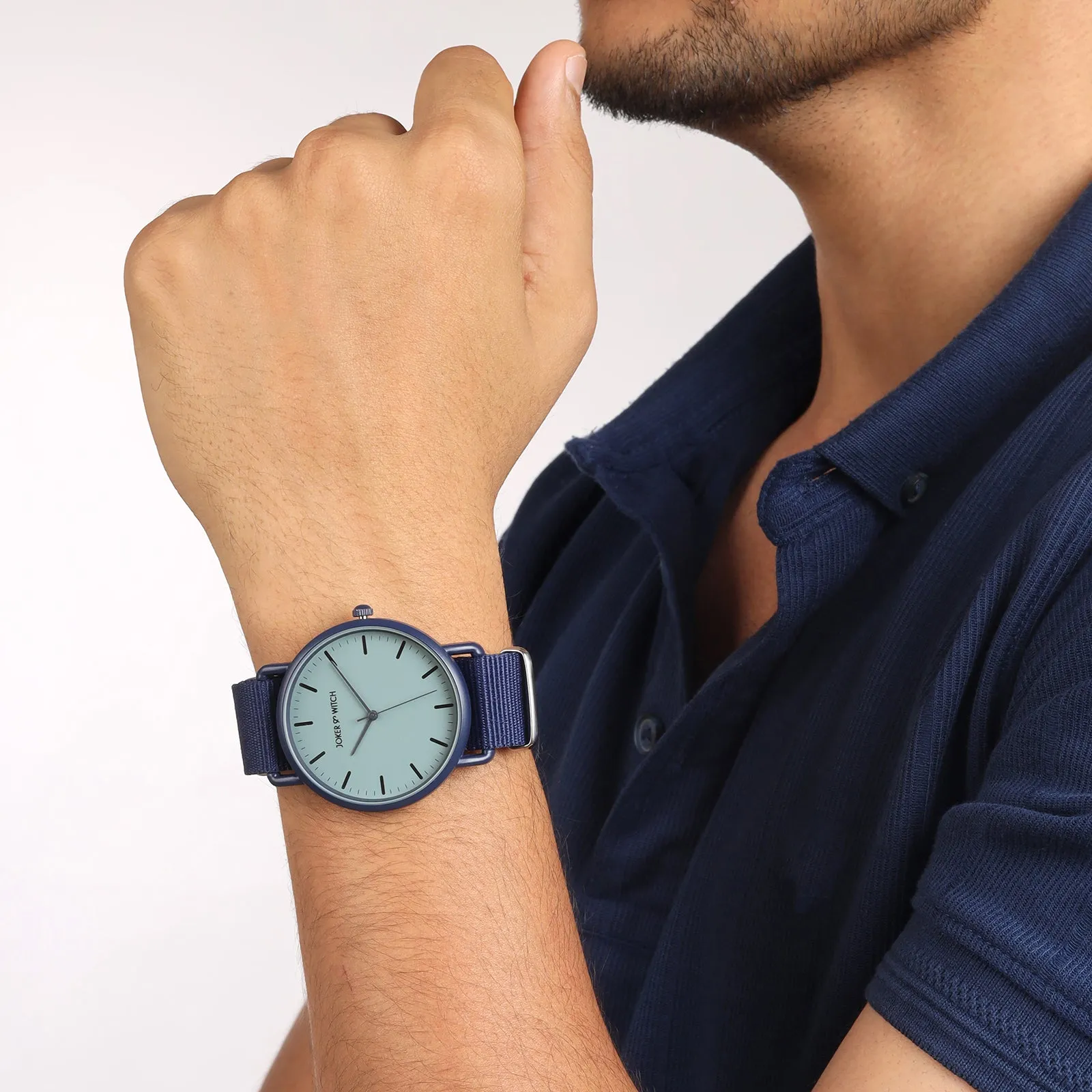 Tranquil Blue Nylon Strap Watch