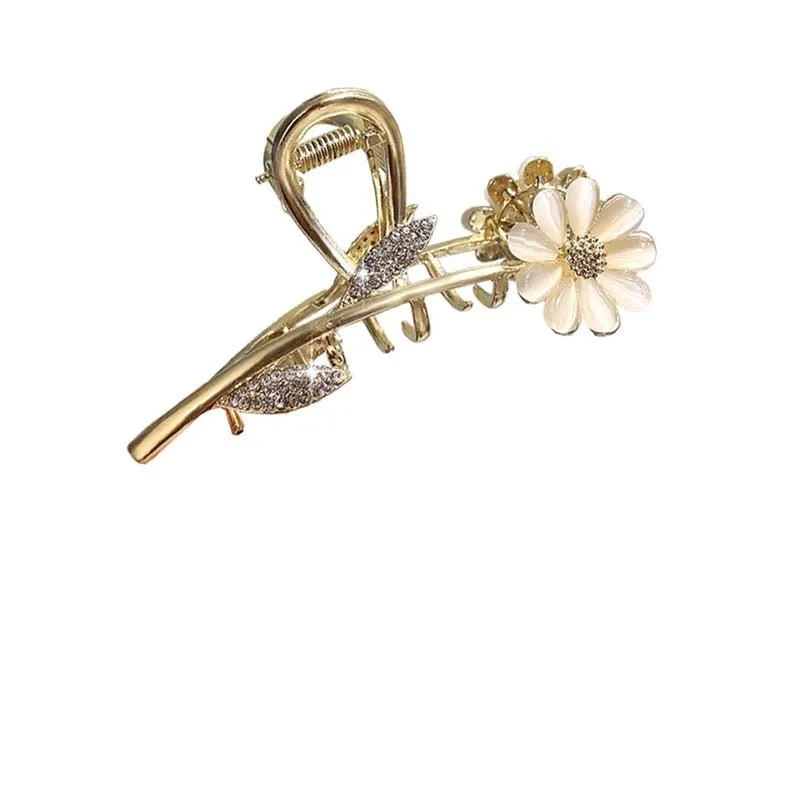 Vintage Crystal Crab Clip