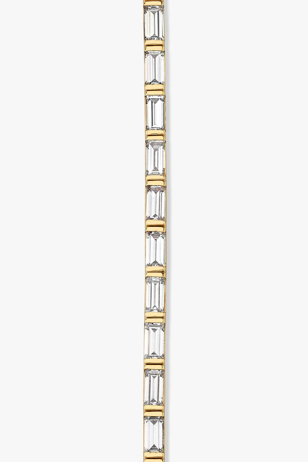 VRAI Baguette Tennis Bracelet in Yellow Gold