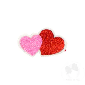 Wee Ones Hair Clip - Glitter Hearts