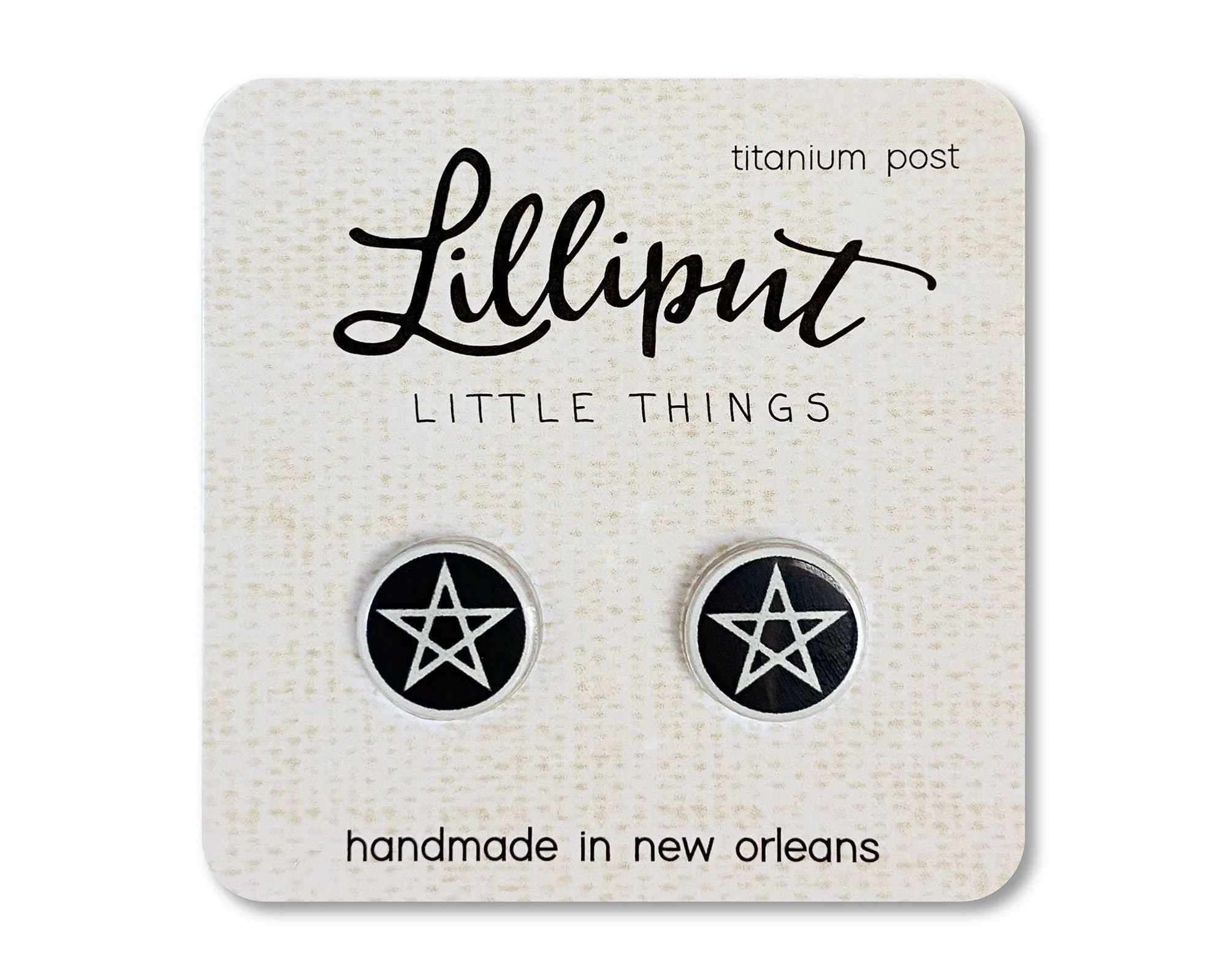 Witchy Pentagram Earrings